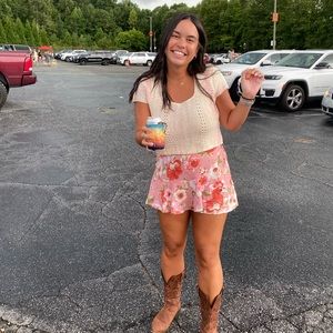 Vestique sweater top | size L